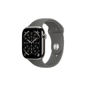 APPLE Watch S11 Cellular 42mm Natural Titanium Case with Stone Grey Sport Band - S/M (mf8m4rk/a)