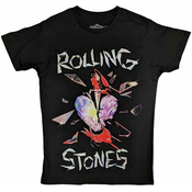 The Rolling Stones Majica Hackney Diamonds Heart Unisex Black 2XL