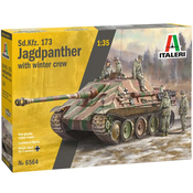 Italeri 1/35 Sd.Kfz.173 Jagdpanther s posadom u zimskim uniformama maketa