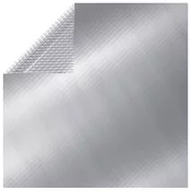 Vidaxl Pravokotno pokrivalo za bazen 500x300 cm PE srebrno