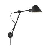 Nordlux - Stenska svetilka STAY 1xE27/60W/230V črna