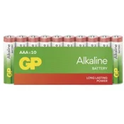 Baterija GP ALKALINE alkalna LR03 AAA 10 folija
