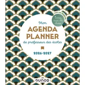 Mon Agenda planner de professeur des écoles - 2026-2027