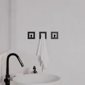 Kaly metalni kvadratni nosac - crni