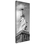 shumee Slika na platnu Arhitektura Kip svobode 40x120 cm