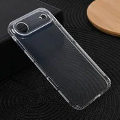 Maska za iPhone 17 6.3, Silikonska, Ultra Thin with pluggy, Providna