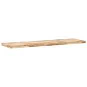 Plutajuce police 4 kom 140x40x4 cm od neobradenog drva bagrema
