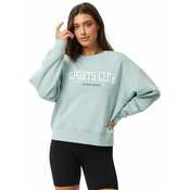 Ženski sportski pulover Björn Borg Ace Boyfriend Crew - grey mist