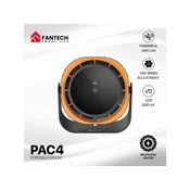 FANTECH Prenosni ventilator PAC4 crni