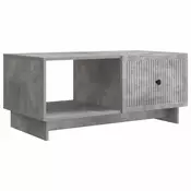vidaXL Klubska miza Betonsko siva 90 x 50 x 40 cm Inženirski les