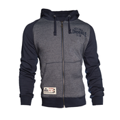 Lonsdale Mens hooded zipsweat jacket slim fit