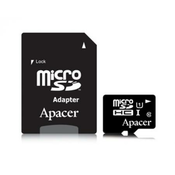 APACER UHS-I MicroSDHC 16GB class 10 + Adapter AP16GMCSH10U1-R