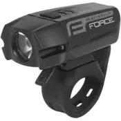 FORCE sprednja kolesarska luč Front Light Bug-400 USB Black