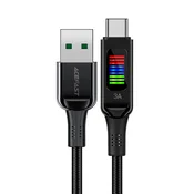 Polnilni in podatkovni 60W USB-A v USB-C kabel Acefast C7-04 - 480Mbps - 1.2m - black