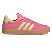 Ženski copati adidas VL Court 3.0, roza fusion/pudrasto rumena/zlata kovinska (UK 4)