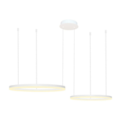 Azzardo AZ4977 - LED Prigušivi luster na sajli HALO LED/90W/230V bijela + DU
