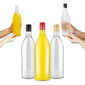 shumee 5x Iskra stekleničk 500 ml za alkohol, sok, vino, likerje - domači izdelki