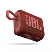JBL bluetooth zvočnik GO3, rdeč