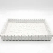 Dizajnerski pladanj Mozaik - Bijela KP41105