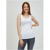 White womens tank top Guess Hegle