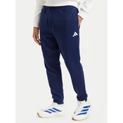 adidas Spodnji del trenirke Essentials Feelcozy JE3814 Modra Regular Fit