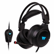 Slušalice + mikrofon THERMALTAKE RIING Pro 7.1, Gaming, RGB, USB, žicane, crne