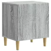 vidaXL vidaXL Nočna omarica Siva Sonoma 43 x 34,5 x 50 cm Inženirski les, (5000209962)
