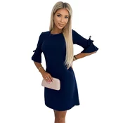 Numoco trapeze dress with flared sleeves
