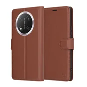 Etui Techsuit Leather Folio za Honor X9c/Magic7 Lite - rjav