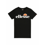 ELLESSE Majica MALIA, crna / bijela / narancasta / koraljna