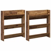 Vidaxl omara za čevlje 2 szt. Star les 84 x 18 x 90 cm Konstruiran les