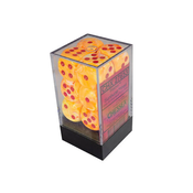 Kockice Chessex - Festive - Sunburst & Red - Dice Block (12)