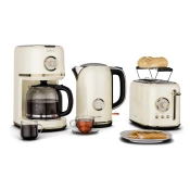 Klarstein Victoria set za zajtrk | toaster, grelnik za vodo in aparat za kavo | 12 skodelic