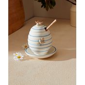 MADAME COCO Flore Tegla za med, 12.5x12.5x14.8cm, Plava