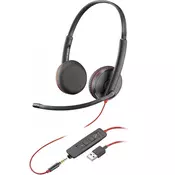 HP Poly Blackwire 3225 USB-A On-Ear