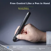 Sanwa Supply Bežicni miš Olovka, 2.4GHz, Bluetooth, Crni