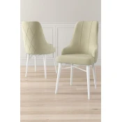 Hanah Home Set stolica Neta, 46x95x42 cm, 2 komada, Krem