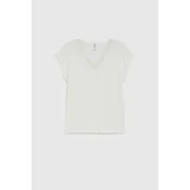 Ženska majica Marisse, barva Off White