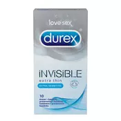 Durex Invisible Sensitive kondomi 10kom