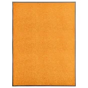 Vidaxl Pralni predpražnik oranžen 90x120 cm