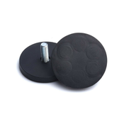 Gumiran neodim magnetni nosilec M6 43 mm 10kg z zunanjim navojem