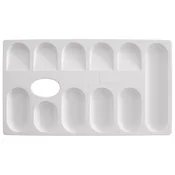 PALETA SLIKARSKA PRAVOKUTNA 23X13 CM 11 POSUDICA EDUCA bela