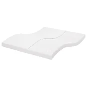 Vidaxl Vzmetnica iz pene bela 180x200 cm 7-conska trdota 20 ILD