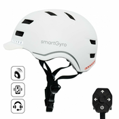 Kaciga za Elektricni Skuter Smartgyro SMART PRO L Bijela