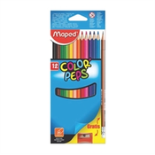 Bojice Maped Colorpeps, 12 komada, grafitna olovka + Šiljilo GRATIS