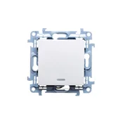 shumee Enopolno stikalo Simon 10 z LED osvetlitvijo 10AX IP20 belo CW1L.01/11