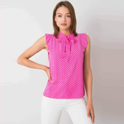 Poletna pikčasta bluza Jane, pink