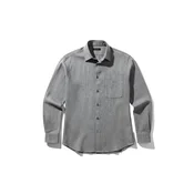 Kleidermafia Srajca Regular Fit Cotton Pocket Shirt - Anthracite antracit