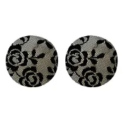 SuperLove Lace Nipple Covers Black