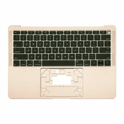 Apple MacBook Air 13 A1932 (2018 - 2019) - zgornji okvir tipkovnice + ameriška tipkovnica (zlata)